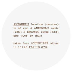 Hamilton (Secondo Remix)