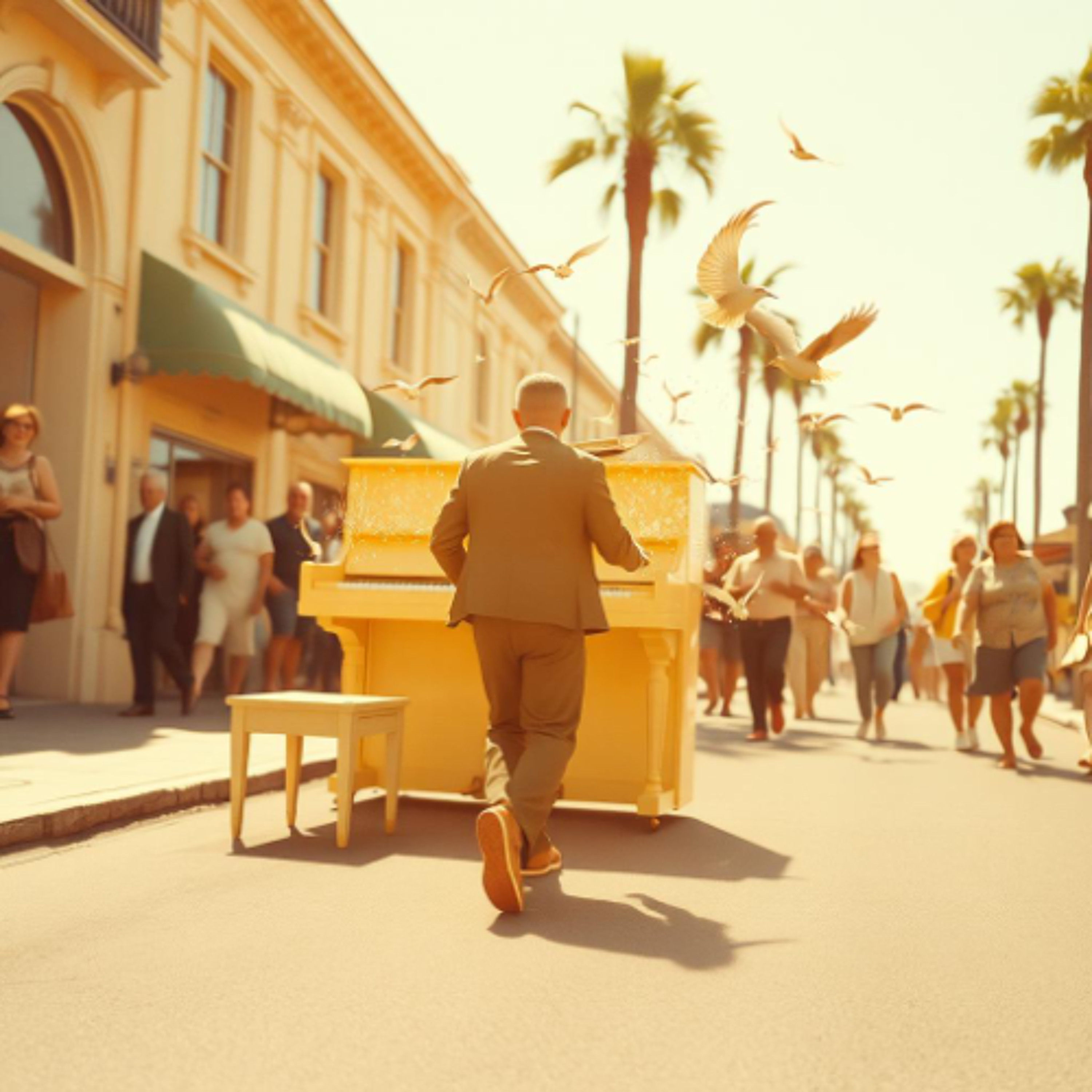 🎶 _Here He Comes Playing the Piano_