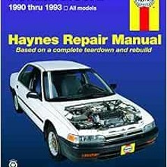 free KINDLE 💖 Honda Accord (90-93) Haynes Repair Manual by John Haynes KINDLE PDF EB