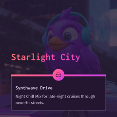 Starlight City 🌃 | Firchwave Synthwave Drive + Chill Beats for Night Cruising & Focus