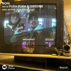 RONI invite Pura Pura & Gipsyan - 28 Février 2024