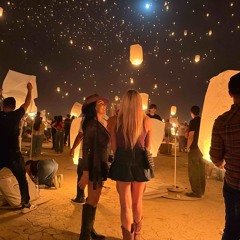 Lanterns in the sky