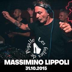 Mastermix girano i dischi a Les Folies de Pigalle  31 10 2015 Massimino Lippoli