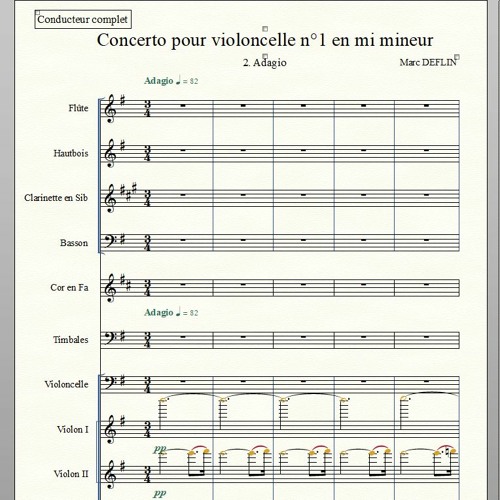 Concerto pour violoncelle n°1 en mi mineur_2 - Adagio