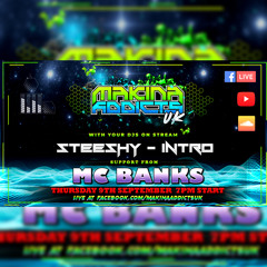 MC BANKS - DJ STEESHY DJ INTRO - VINYL SET - MAKINA ADDICTS UK