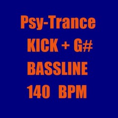 PsyTrance Kick and G# Bassline @ 140 BPM (SYNDRM Vol4 Preview)