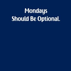 pdf mondays should be optional notebook.: notebook journal for co-workers,