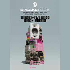 03 - 1st Born B2B DJ Denver Hosted By Blazer Boccle and SG - SpeakerBox Bassline Edtion 26:07:25