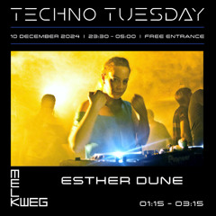 Esther Dune Techno Tuesday Melkweg Amsterdam 10.12.24