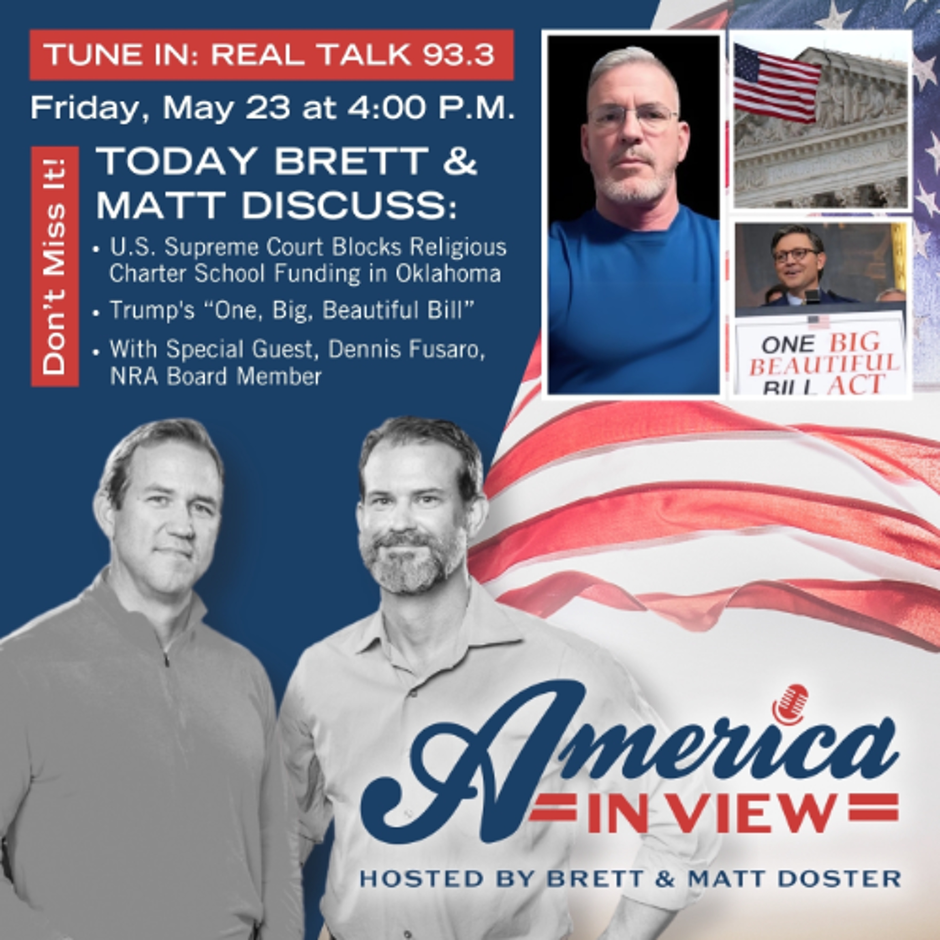 U.S. Supreme Court Blocks Religious Charter School Funding, Trump’s “One, Big, Beautiful Bill,” & the Removal of Suppressors from the NFA with Dennis Fusaro episode artwork