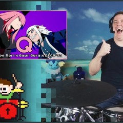 Calliope Mori X Gawr Gura X DECO27 - Q On Drums!