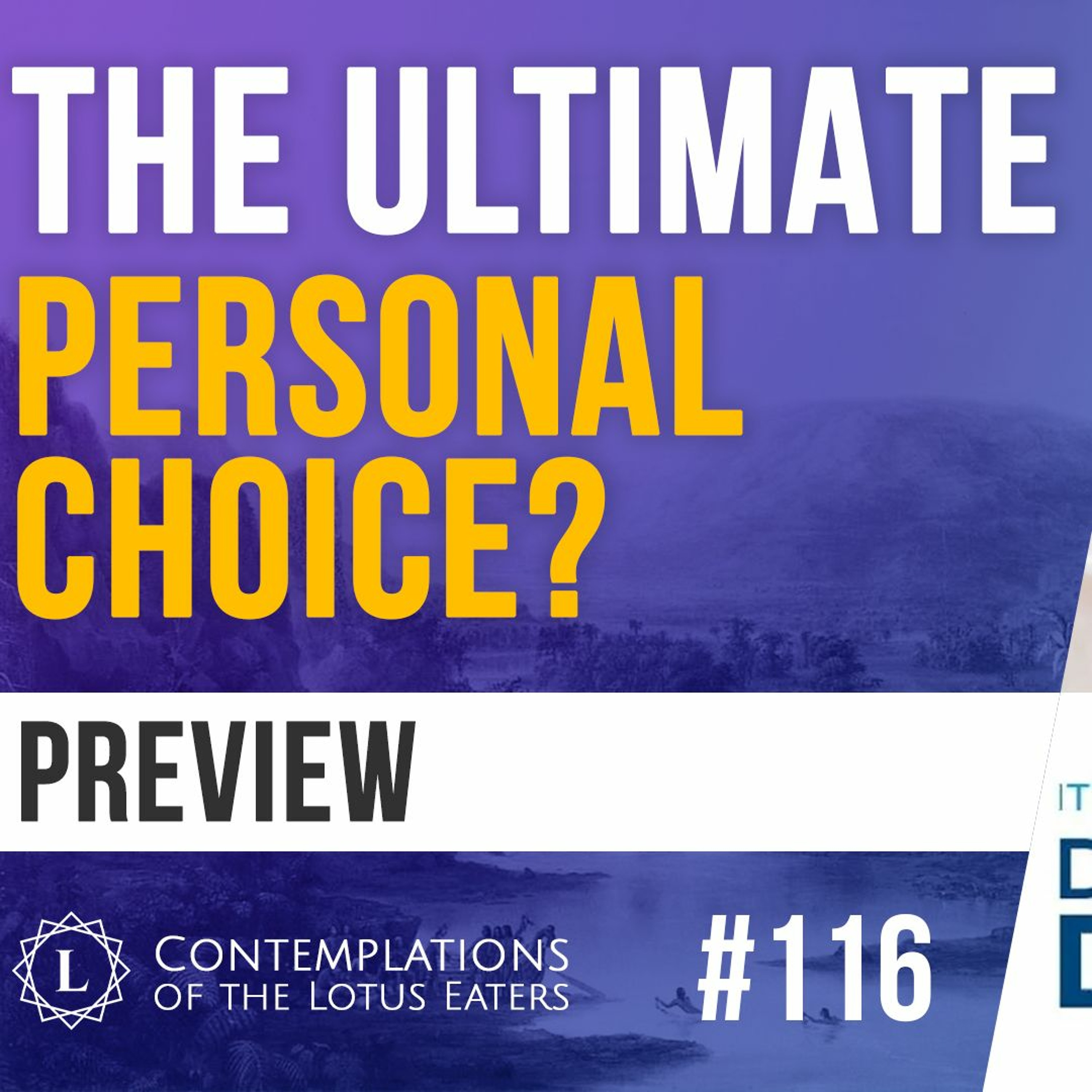 PREVIEW: Contemplations #116 | Debate: Euthanasia