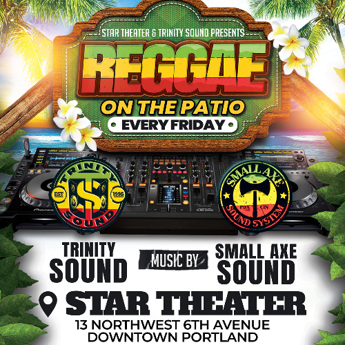 REGGAE ON THE PATIO (TRINITY SOUND & SMALL AXE SOUND) LIVE JUGGLING 6-27-2025