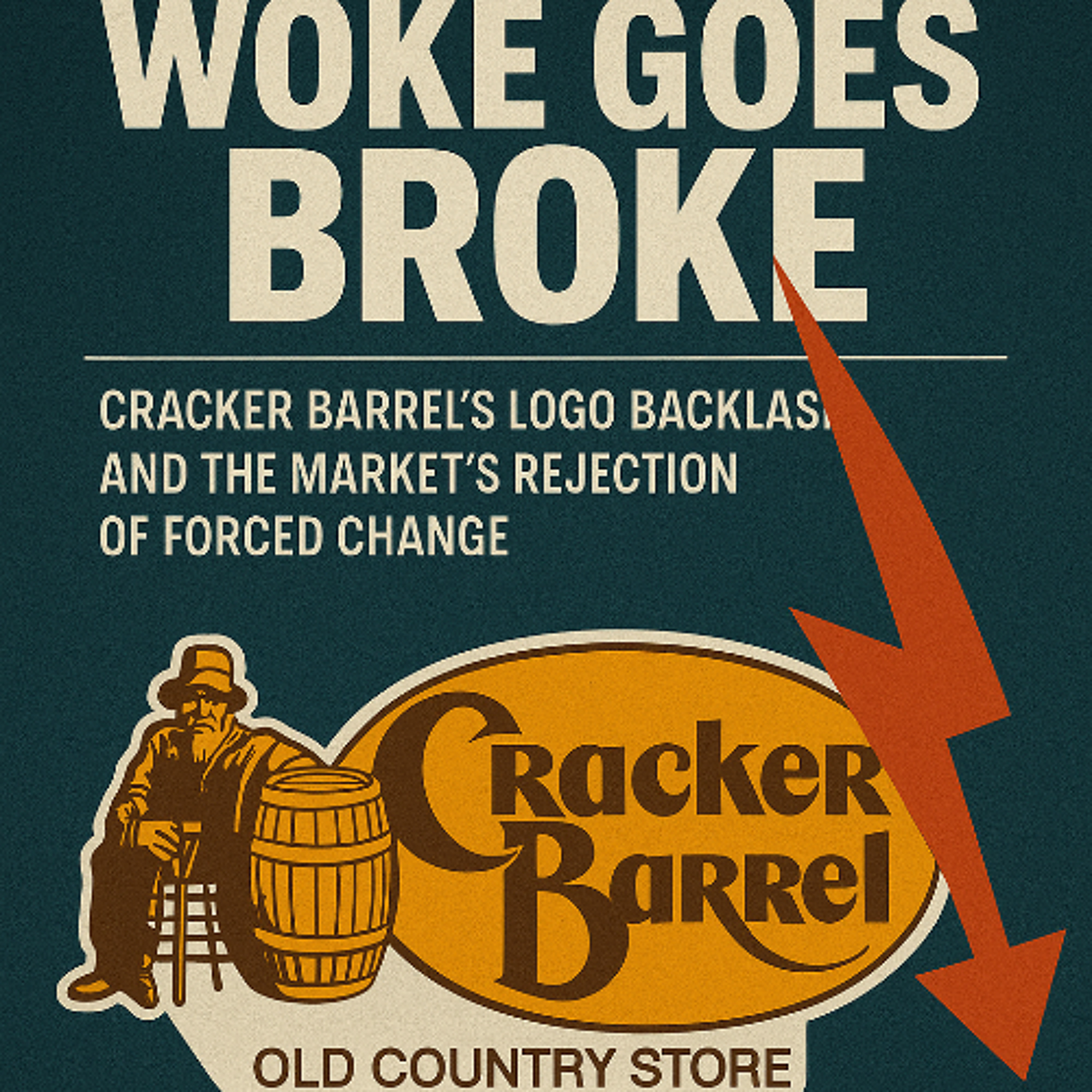 Woke Goes Broke: Cracker Barrel’s Logo Backlash and the Market’s Rejection of Forced Change episode artwork
