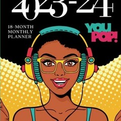 |* You Pop! 18-Month Planner with beautiful vibrant colors with POP ART, Fun Agenda with Pop Ar