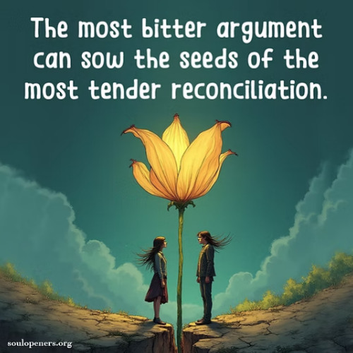 Nov. 2, 2025- An Argument Can Sow the Seeds of Reconciliation