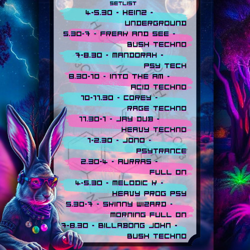 BUSH THUMPER 1.0 - EASTER 2025 | Psytrance mix - JONO