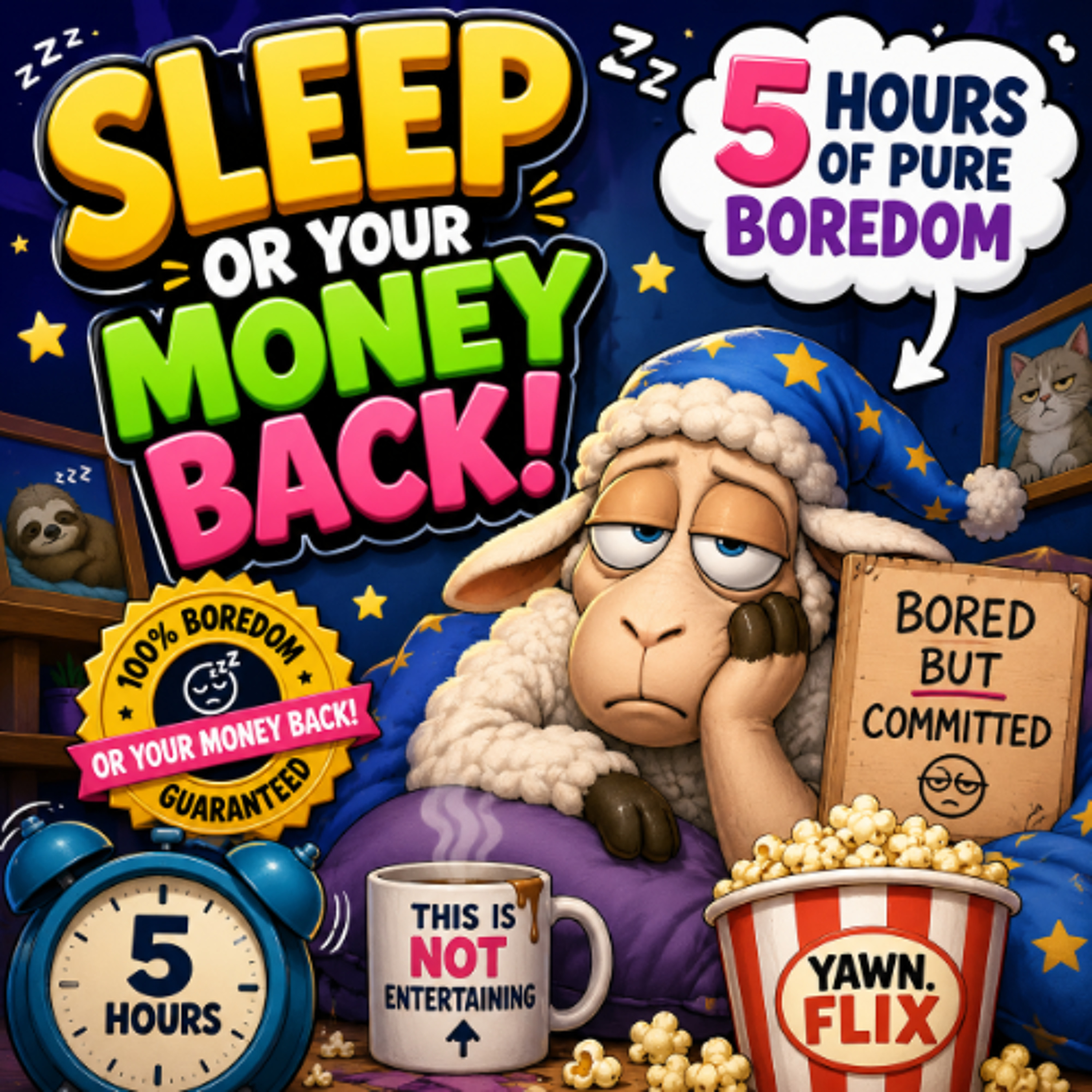 Sleep Or Your Money Back!  5 Hours Of Pure Boredom episode artwork