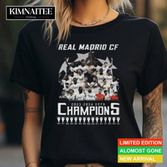 Real Madrid 2023 2024 Uefa Champions T Shirt