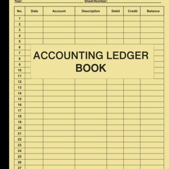 [PDF] Accounting Ledger Book: Simple Accounting Ledger for Bookkeeping and