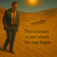 The treasure is not where the map begins