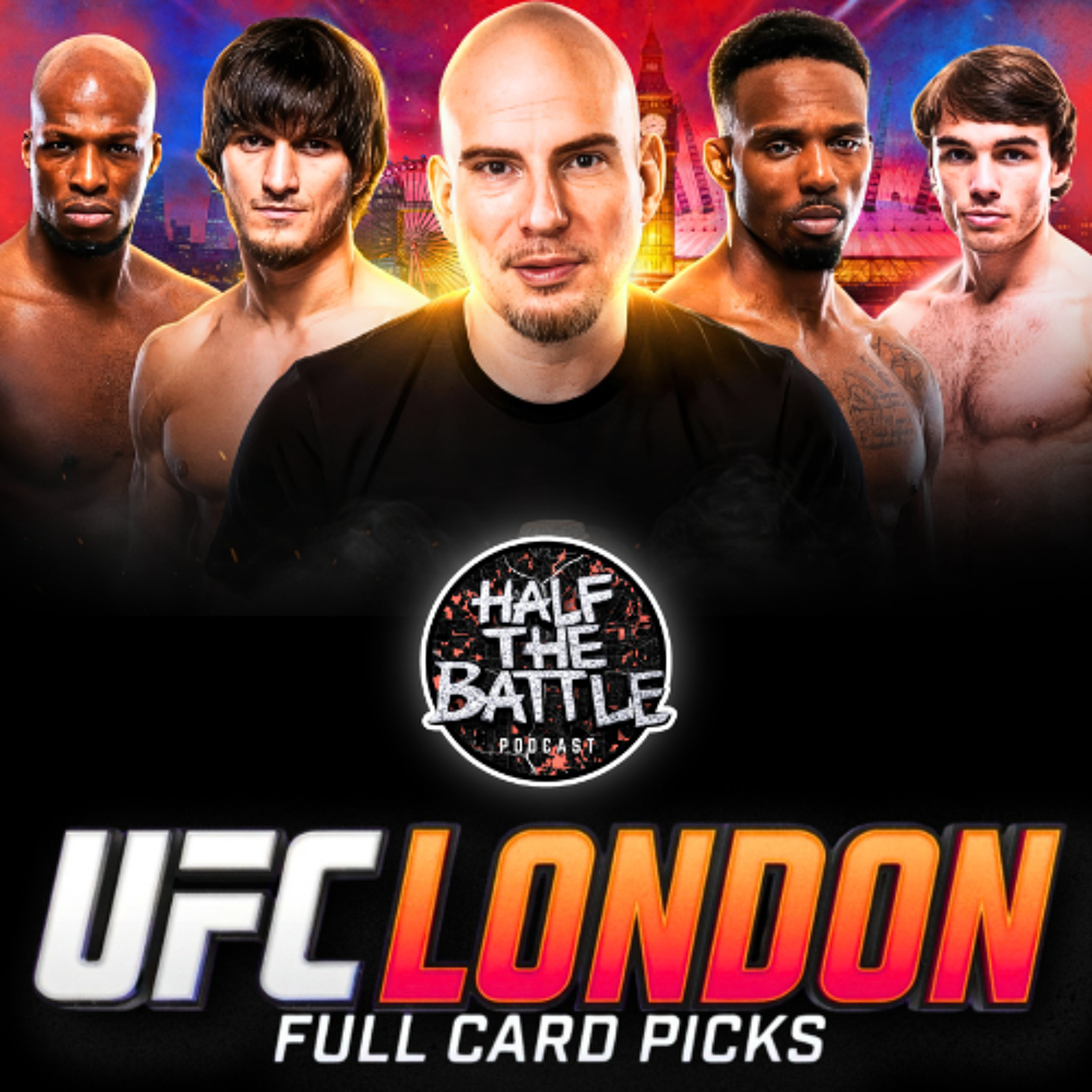 #655 - UFC London FULL CARD Predictions episode artwork
