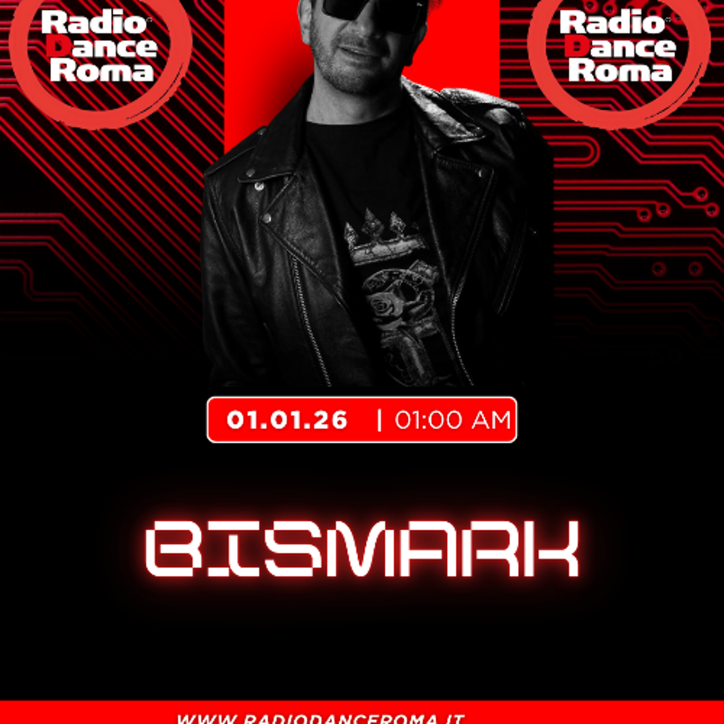 NYE 2026 on RadioDance Roma with Bismark episode artwork