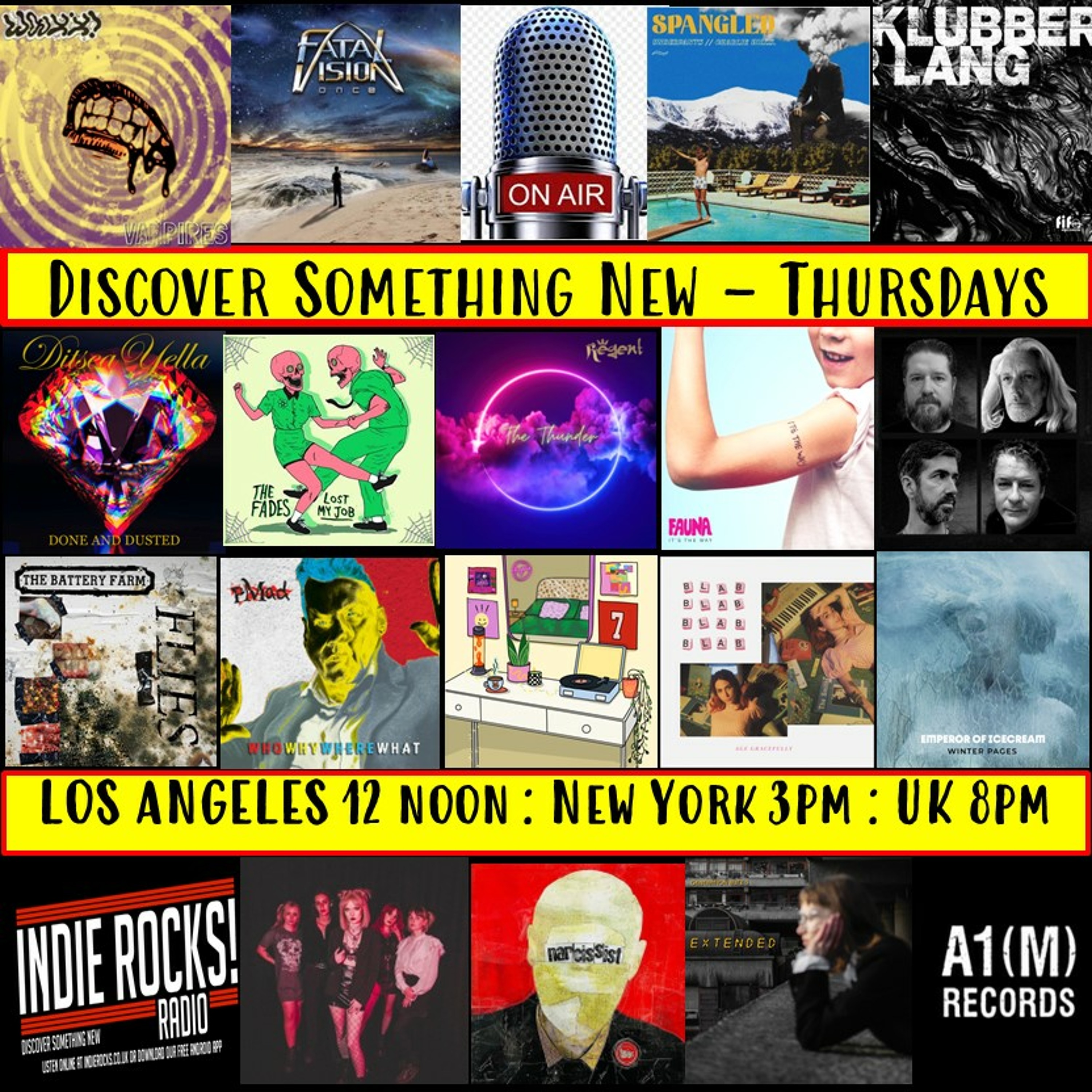 A1M new Music Show - Discover New Music - Indie Rocks Radio