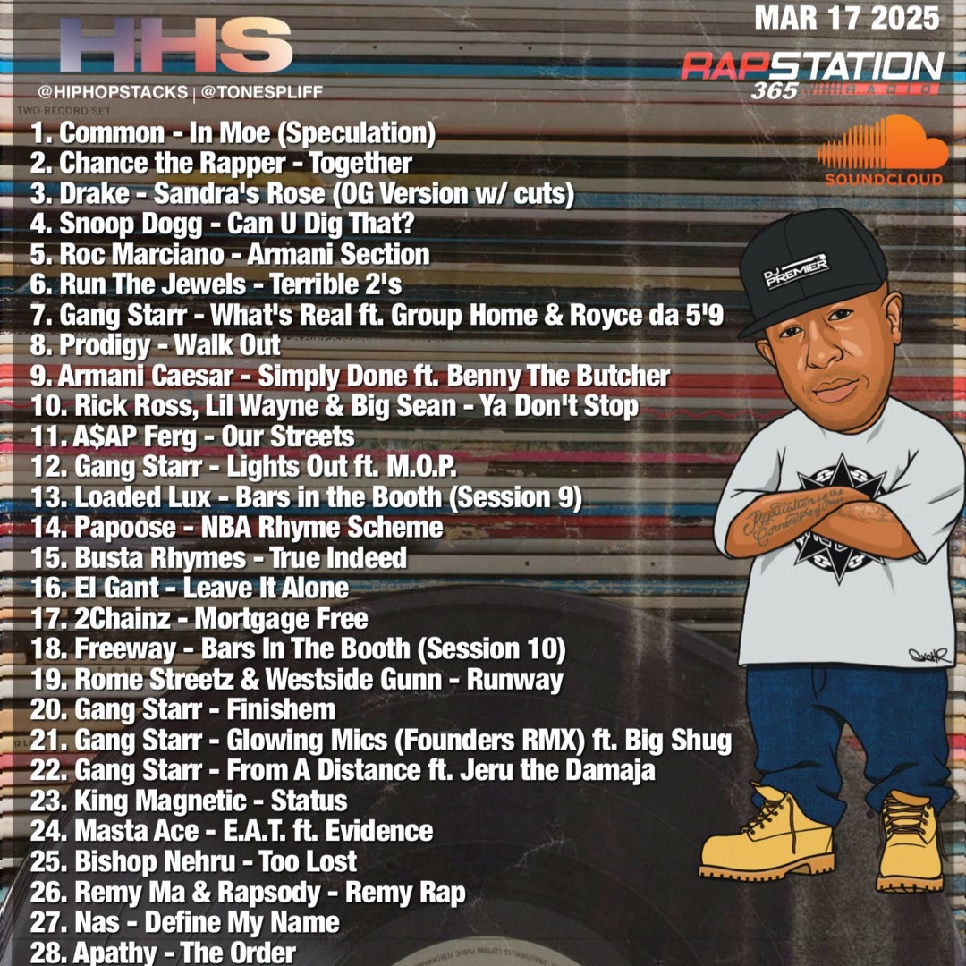 02 Spliff Stream Hip Hop Stacks with Tone Spliff - 03/17/25 (DJ Premier Mix 2) by ...