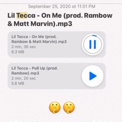 Lil Tecca - On Me (prod. Rambow & Matt Marvin)
