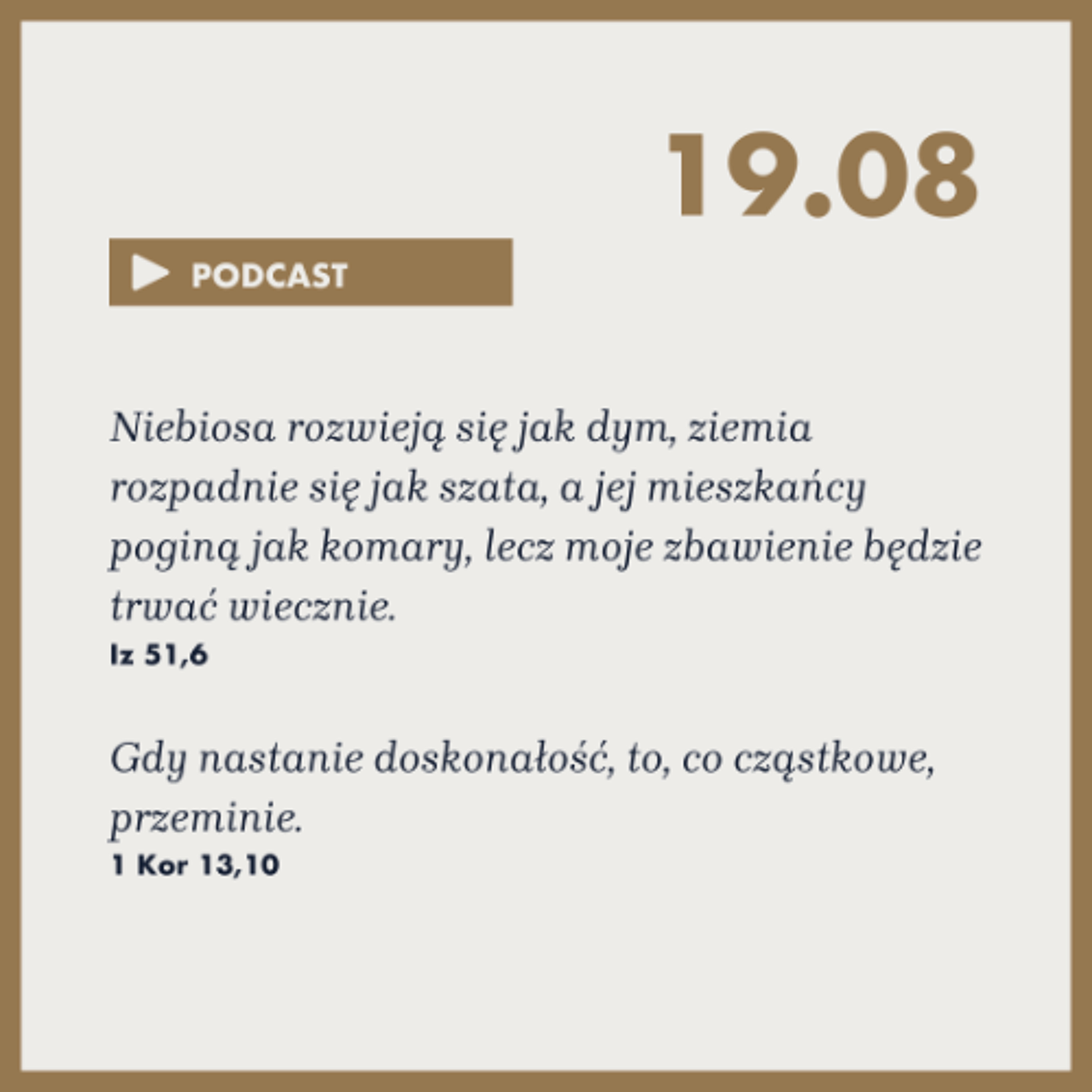 Poranek ze Słowem na 19 sierpnia 2025 episode artwork