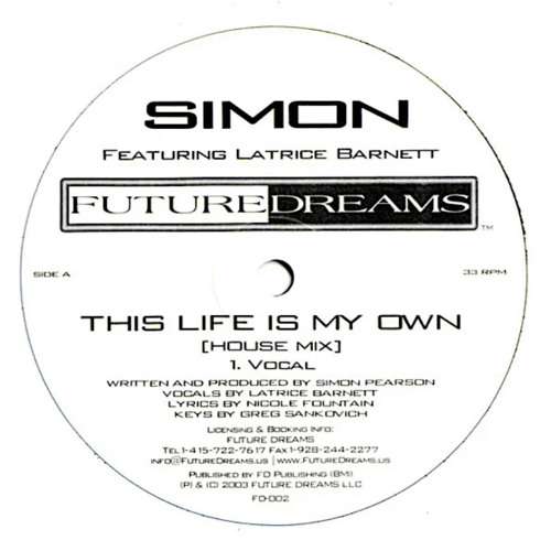 Simon - This Life Is My Own (House Mix - Vocal)