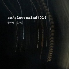 so/slow:salad PODCAST 014 -<< eve lyn