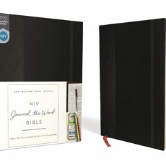 Download PDF NIV  Journal the Word Bible  Hardcover  Black  Red Letter  Comfort Print Reflect  Take