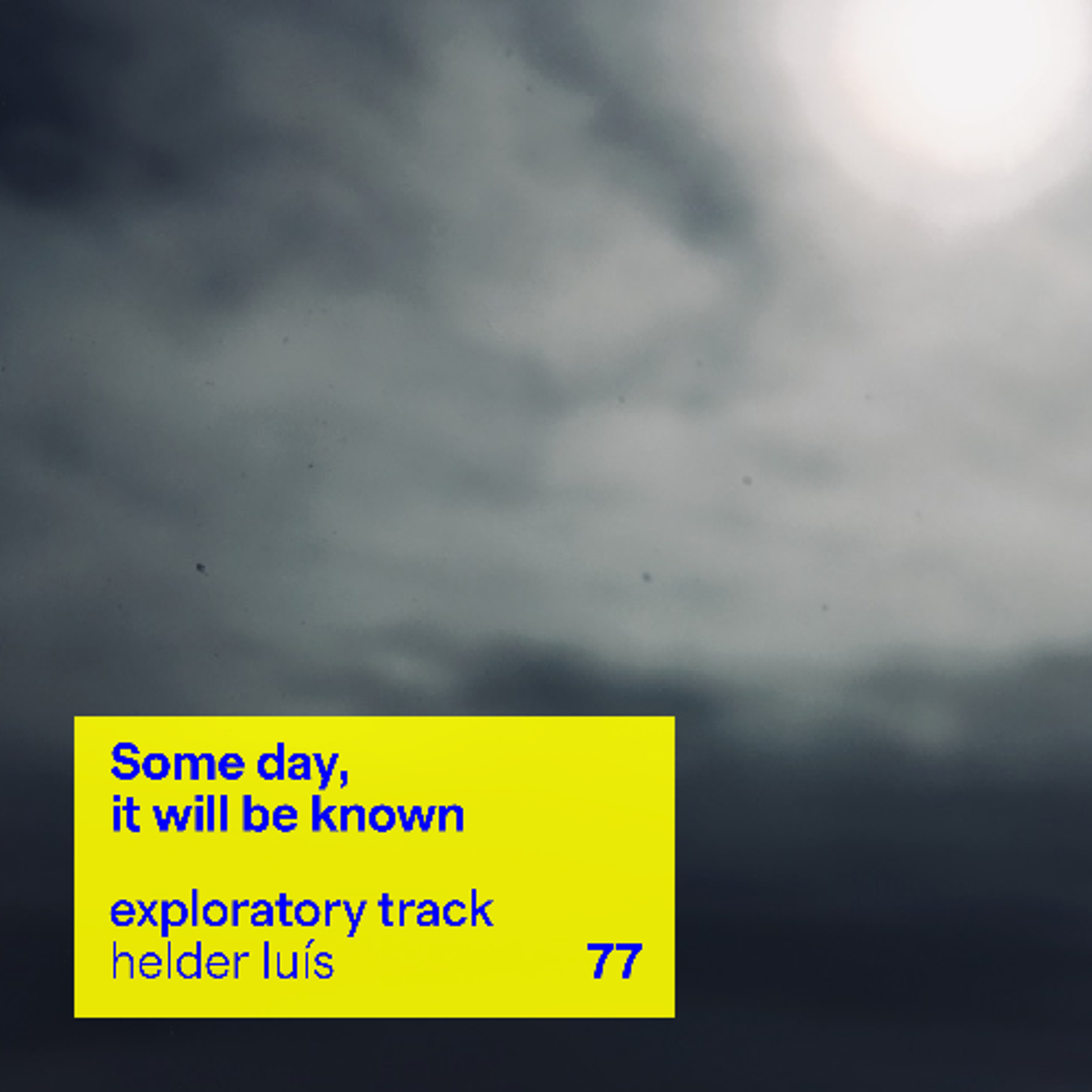 Some day, it will be known episode artwork