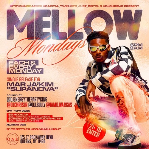 Mellow Mondays At One Bar 1.29.24