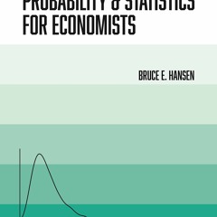 [Ebook] Probability and Statistics for Economists