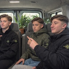 Plants in the back of the transit van