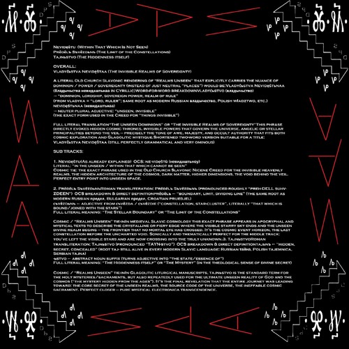 Vladyčьstva Nevidęštaa (The Invisible Realms of Sovereignty)