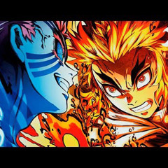 '렌고쿠VS아카자 전투씬 _Demon Slayer: Kimetsu no Yaiba the Movie: Mugen Train