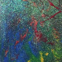 acuario de peces azules