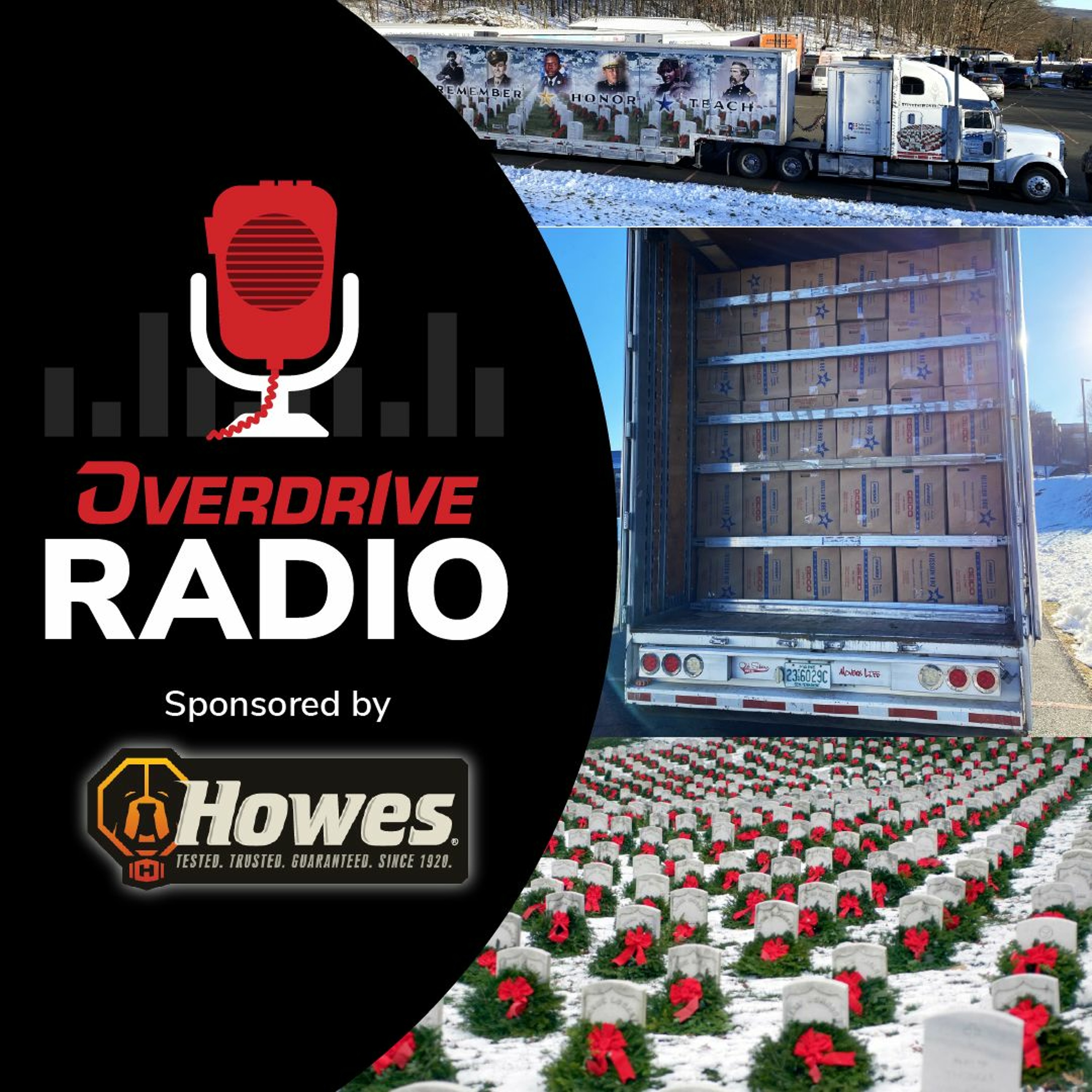 Owner-op Steven Meyer's vets-tribute FLD and Kentucky trailer, delivering Wreaths Across America thumbnail