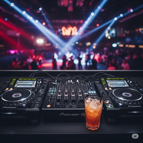 Who left their drink on the DJ table