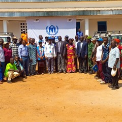Dons du Haut commissariat aux réfugiés de l'ONU à la ville d'Obo