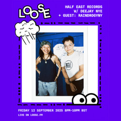 HALF EAST RECORDS W/ DEEJAY NYE + GUEST: RAINDROGYNY - 12 SEP 25