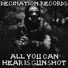 DECIMATION RECORDS - ALL YOU CAN HEAR IS GUNSHOT