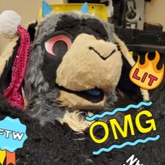 The Devil Went To A Fur Con Staring Cazzy the Goat