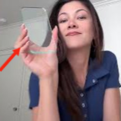 Full a tiktok video of a woman using a transparent phone is going viral