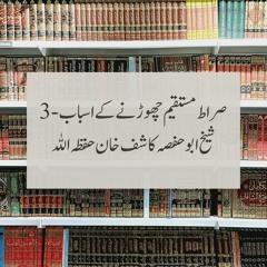 Sirat E Mustaqeem Chorne K Asbab 3 - Kashif Khan