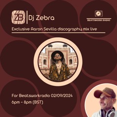 Exclusive Aaron Sevilla Discography Mix Live By DJ Zebra for Beatsworkradio 02/09/2024